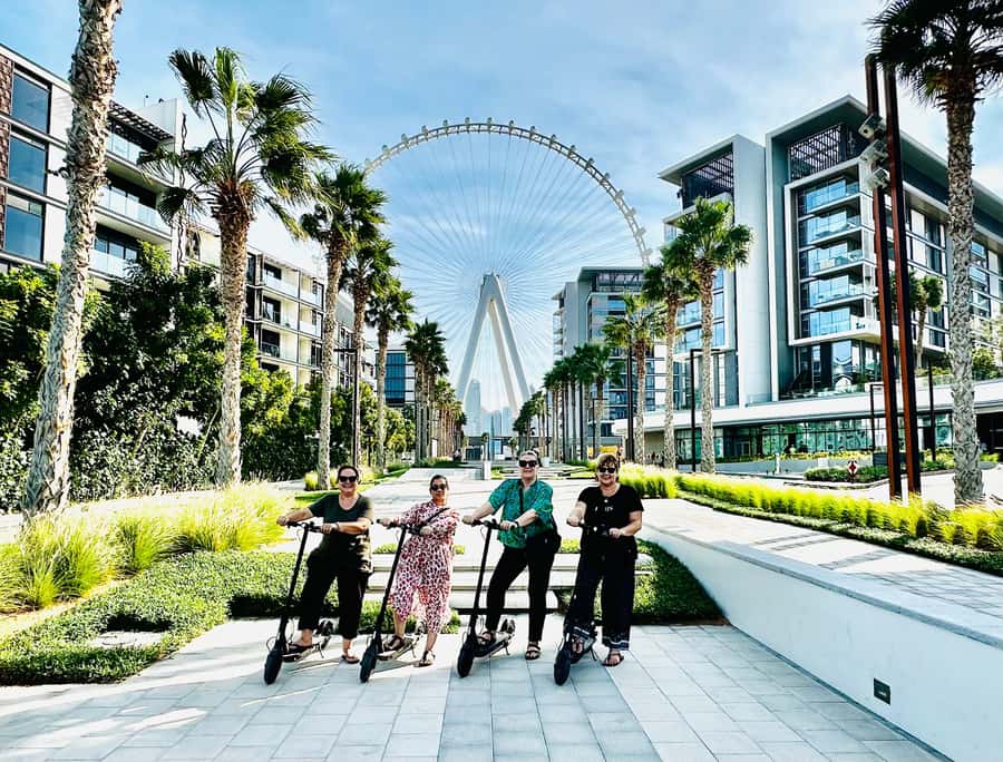 Dubai: E-Scooter Guided Tour of Marina, JBR & Bluewaters - What $38 includes, and what it does not