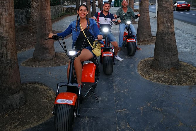 e-Scooter City Tour + Camel Ride inside Maspalomas Dunes - Riding the electric scooter chopper