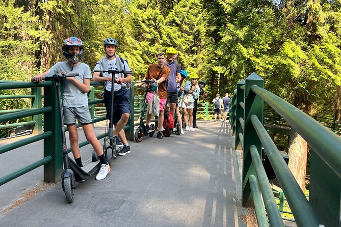E-scooter & EUC guided tour to the secret spots in Vancouver - Coal Harbour and the waterfront ride