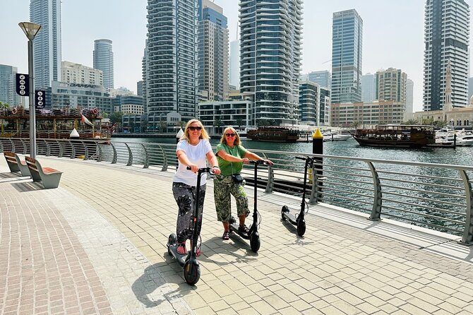 E-Scooter Guided Tour of Marina, JBR, Bluewaters Top Attractions - Bluewaters Island and Ain Dubai