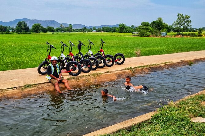 E-Scooter Tour in Kanchanaburi - Riding through Kanchanaburi’s rice fields