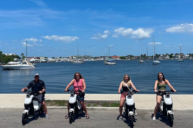 Electric Moped Tour of Naples Florida Family Fun and Easy To Ride - Ten minutes at Naples Pier