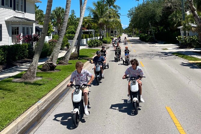 Electric Moped Tour of Naples Florida Family Fun and Easy To Ride - Fifth Avenue South for shopping and dining
