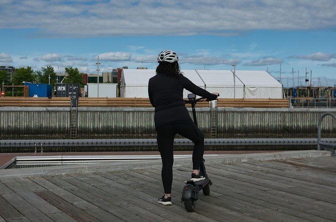 Electric Scooter Guided Tour of Quebec City - Grand Marché de Québec for a taste of daily life
