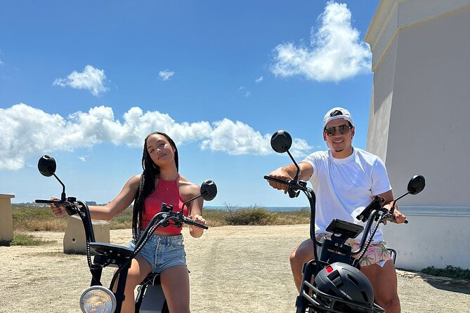 Electric Scooter Island Tour in Aruba (1 or 2-seater) - Arashi Beach: a calmer coastal pause