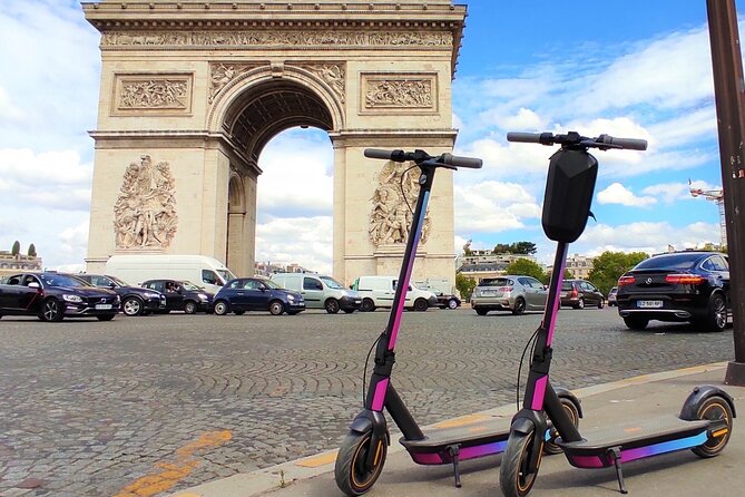 Electric scooter rental in Paris Full Day - Famous sights, smaller landmarks, and route flexibility