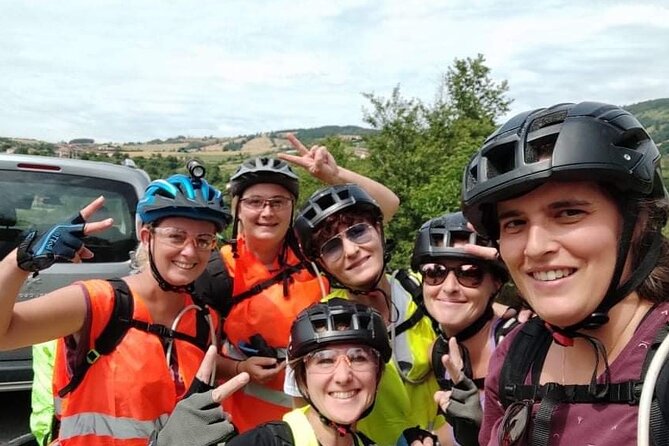 Electric scooter ride in the West of Lyon - Getting comfortable on the electric scooter