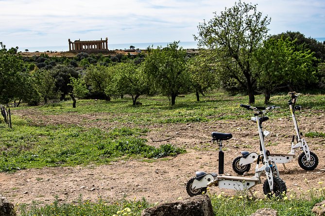 Electric scooter tour inside the Valley of the Temples Agrigento - Following the Via Sacra between the temples
