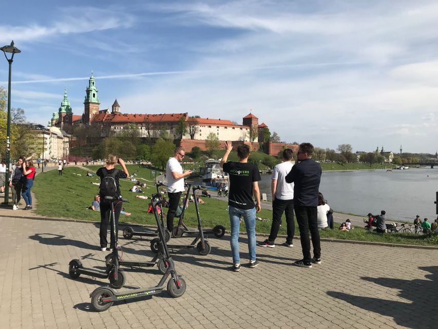 Electric Scooter Tour Krakow - Starting at Florian Gate and the Kraków Barbican