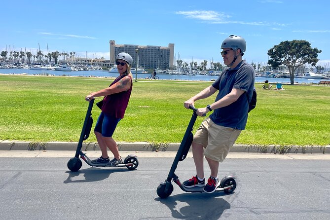 Electric Scooter Waterfront Tour with Pictures - Reaching the Embarcadero and Maritime Museum