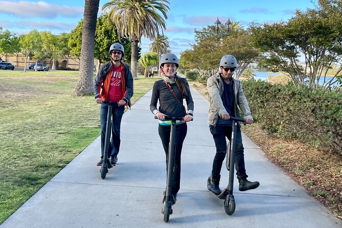 Electric Scooter Waterfront Tour with Pictures - Spanish Landing and the first photo stop
