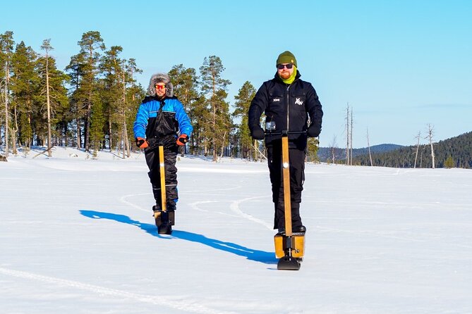 Electric Snow Scooters Tour - Getting started at Xwander Nordic in Ivalo