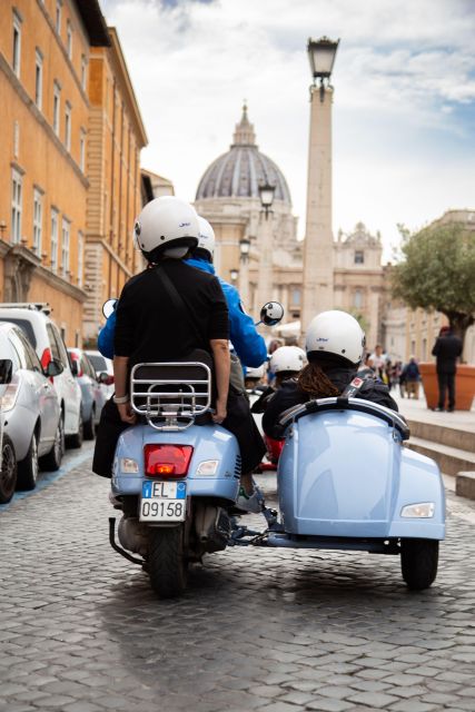 Evening Vespa Sidecar Tour with Gourmet Pizza Tasting - St. Peter’s and the view from Gianicolo Hill