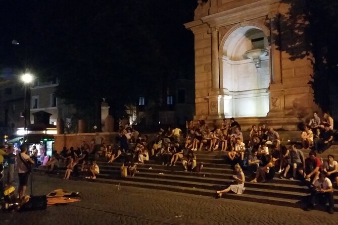 Exclusive Rome by Night Vespa Tour - St. Peter’s Square after sunset