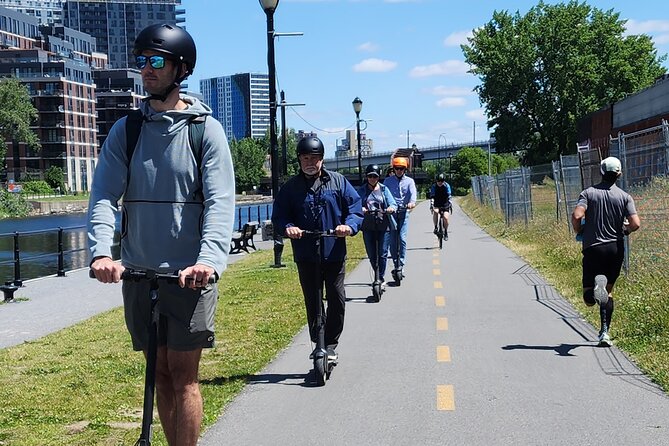 Experience Old Montreal on e-scooters with a local comedian - Price, timing, and what you receive
