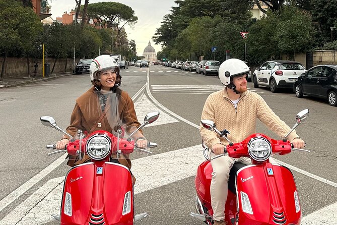 Explore Rome By Vespa - The Rose Garden and Piazza del Campidoglio
