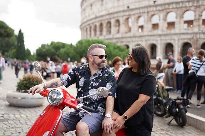 Explore Rome on a Vespa: Uncover the City's Hidden Gems - Gianicolo Terrace and the Roman skyline