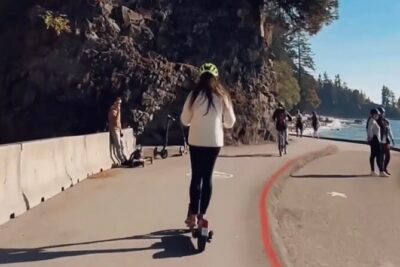 Explore Stanley Park on Electric Scooters