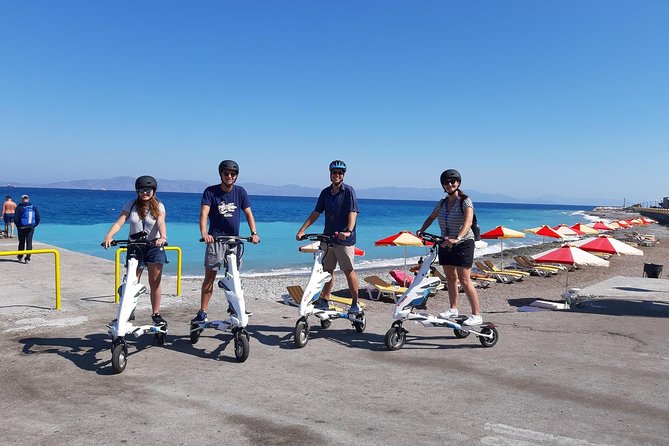 Explore the new town and the medieval town of Rhodes on scooters - 3 hours - Why a Trikke works well in Rhodes