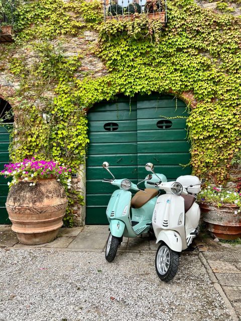 Explore the Rolling Hills of Lucca on a Vespa 125 Primavera - Following the Compitese olive oil road