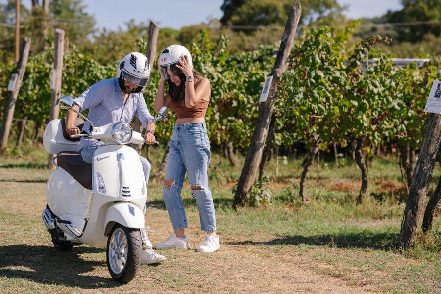 Explore the Rolling Hills of Lucca on a Vespa 125 Primavera - Riding under the Nottolini Aqueduct