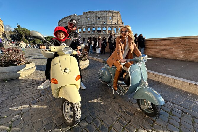 Exploring Rome on a Vintage Vespa Adventure Journey - Trevi Fountain and the Spanish Steps