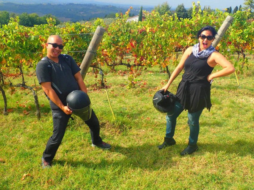 Florence: Full-Day Tuscany Vespa Tour in Chianti - The scooter briefing before the ride