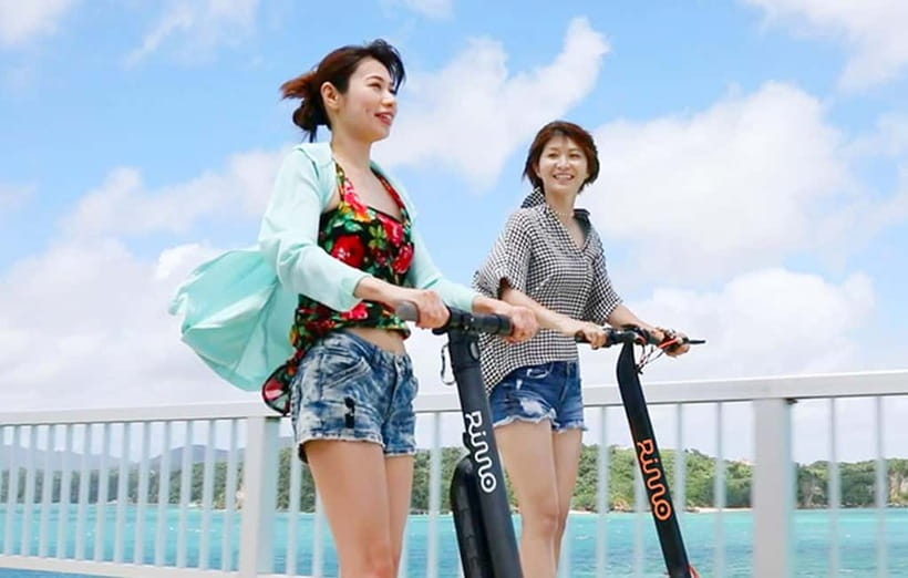 Free delivery to hotel : E-Scooter rent/No license required - Combining the scooter with buses and ferries