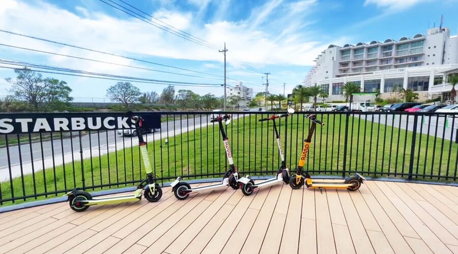 Free delivery to hotel : E-Scooter rent/No license required - Where the service works best