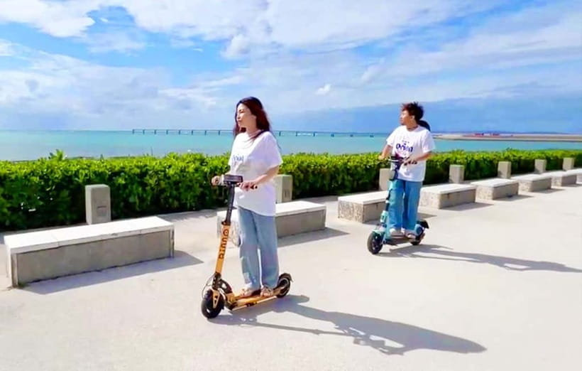 Free delivery to hotel : E-Scooter rent/No license required - Picking the scooter and planning your hours