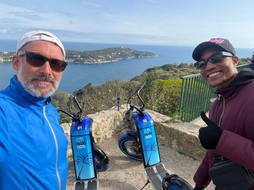 French Riviera : Guided Visit on a E-Scooter - Returning beside the Bay of Angels