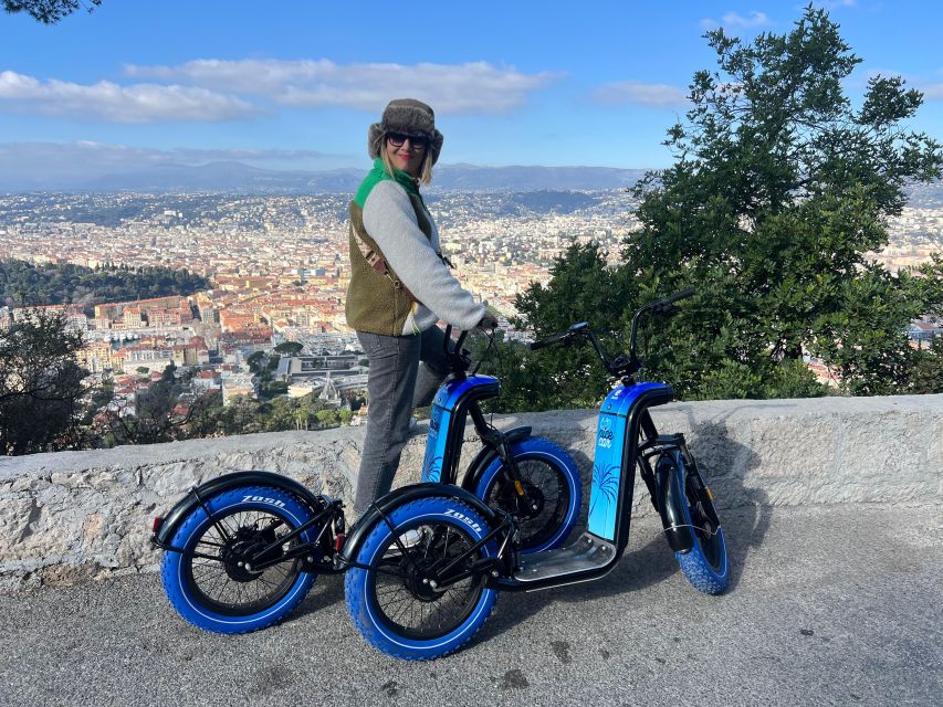 French Riviera : Guided Visit on a E-Scooter - Coco Beach and the climb toward Mont Boron