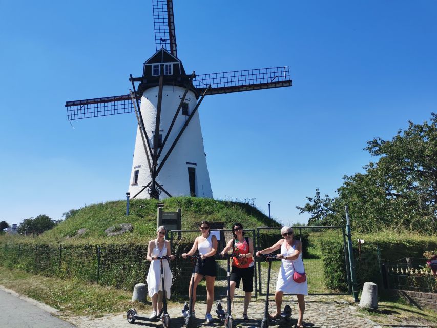 From Bruges to Damme: Private Electric Scooter tour - How to get the most from the two hours