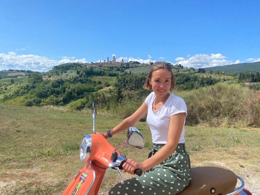 From San Gimignano: Chianti Half-Day Vespa Tour with Lunch - The winery visit, cellar, and Tuscan meal
