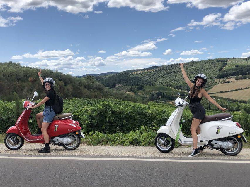From San Gimignano: Chianti Half-Day Vespa Tour with Lunch - The morning start and driving test