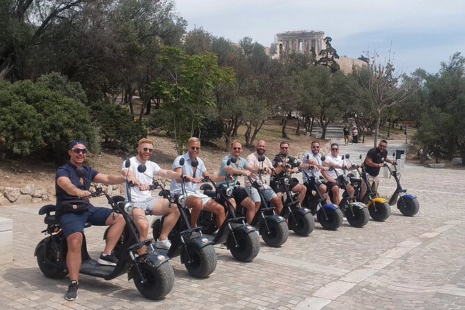 GoPro Adventure Tour in Acropolis area by E-Scooter - A quick ride through the historic heart of Athens
