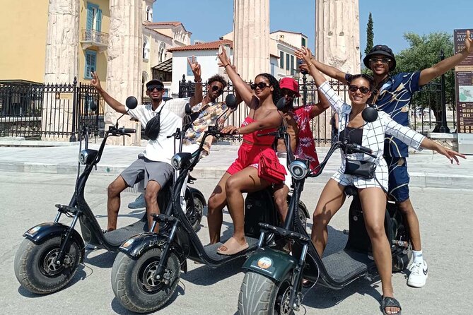 GoPro Adventure Tour in Acropolis area by E-Scooter - The Ancient Agora and Temple of Hephaestus