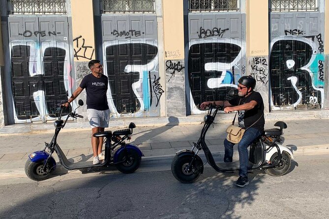 GoPro Adventure Tour in Acropolis area by E-Scooter - The secret viewpoint and the final stop