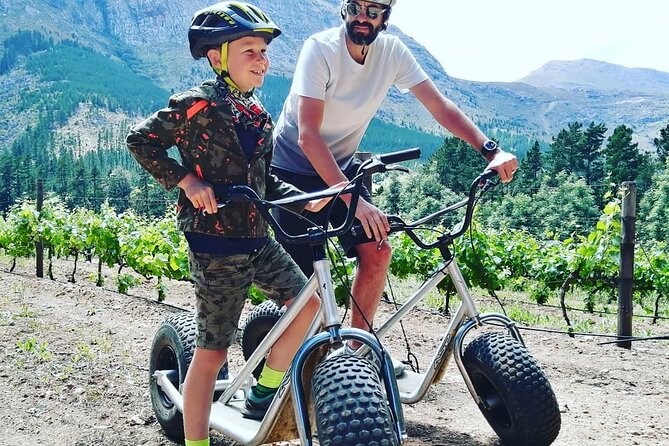 Gravity Scooter in Franschhoek - How the 75 to 90 minutes unfold