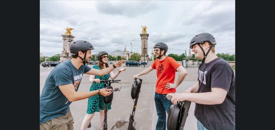 Guided Electric Scooter Tour of Paris - From the Louvre to the Left Bank