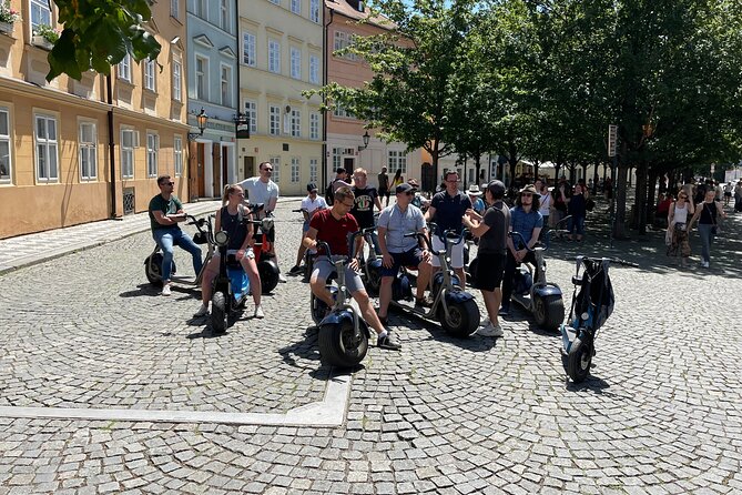 Guided sightseeing e-scooter tour of Prague: 2 hours - Starting at Uhelný trh with a short scooter lesson