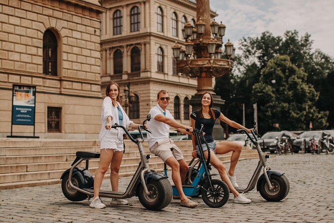 Guided sightseeing e-scooter tour of Prague: 2 hours - Prague Castle from Hradčany Square