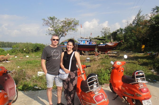 Half-day Electric Scooter Countryside Adventure In Hoi An - Riding through rice fields to Tra Que Village