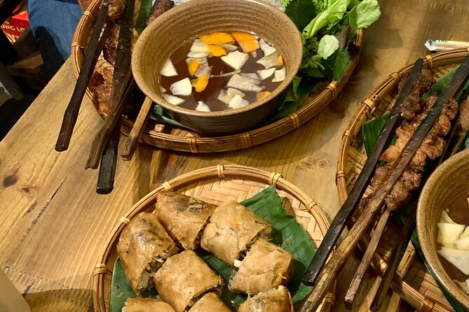 Hanoi After Dark Vespa Tour (4 hours): Street Food & Night Vibes - Truc Bach Lake and a serious food stop