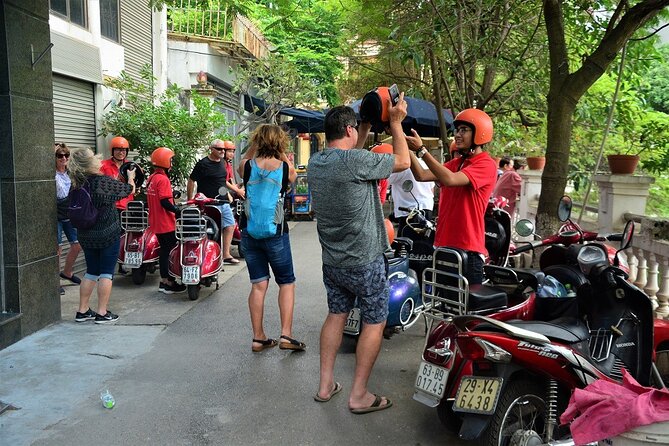 Hanoi Back Streets Vespa Tours: Hanoi Vintage Vespa Tours City - Huu Tiep Lake and the downed B-52
