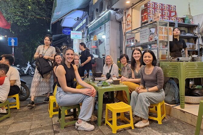 Hanoi Michelin Star Food Tour Via Jeep, Vespa or Motorbike - Hanoi Train Street with coffee in hand