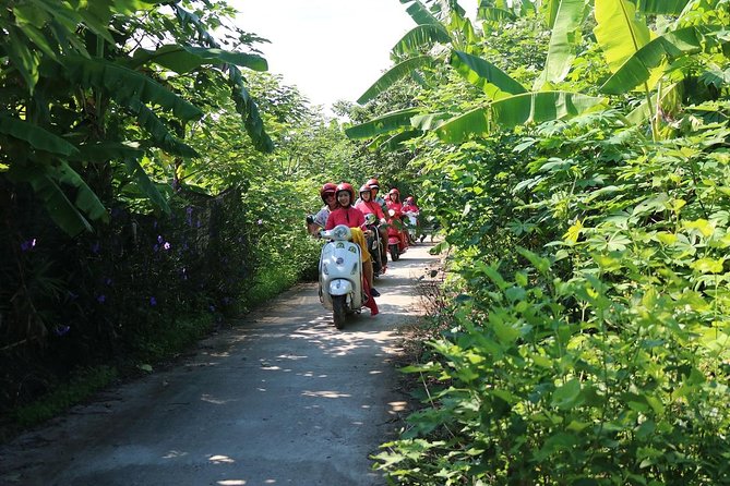 Hanoi Vespa Countryside Tour With Female Ao Dai Riders Half Day - Lunch, local food, and the egg coffee tip