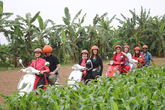 Hanoi Vespa Countryside Tour With Female Ao Dai Riders Half Day - Riding through farms and Red River countryside
