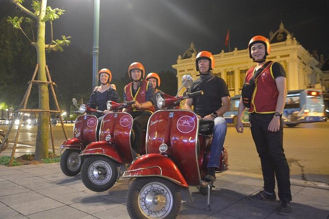 Hanoi Vespa Tours: Hanoi After Dark Vespa Food Tours - Starting near the Hanoi Opera House