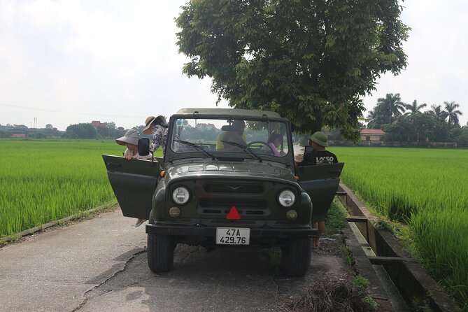 Hanoi Vespa Tours: Hanoi Countryside Vintage Vespa Tours - Crossing Long Bien Bridge above the Red River